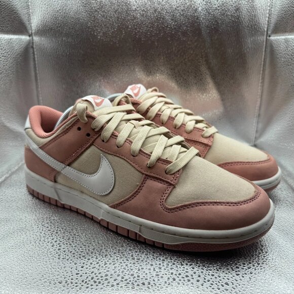 Size 10‎ Nike Dunk Premium Low Mens Red Stardust Athletic Sneaker FB8895-601Size main image 6